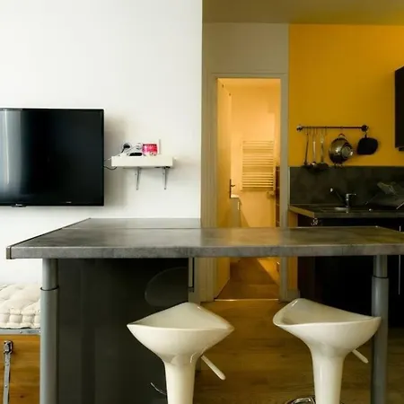 600m Gare Et 400m Gem: Lit Double, Wifi Fibre Apartment Grenoble