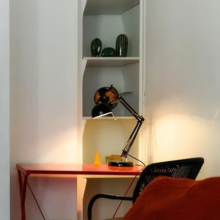 600m Gare Et 400m Gem: Lit Double, Wifi Fibre Apartment